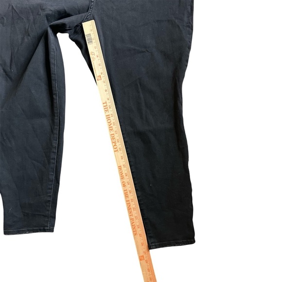 Pistola 28" Black High Rise Skinny Ankle Jeans Women Plus Size 24W - Picture 4 of 9